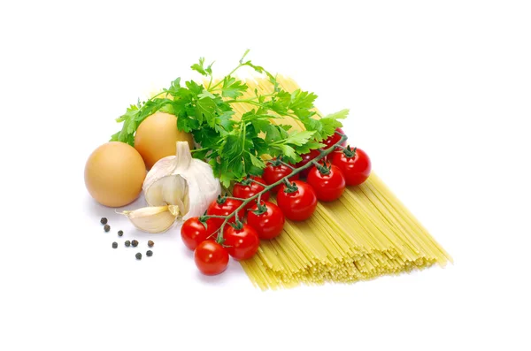 Pasta med tomater — Stockfoto