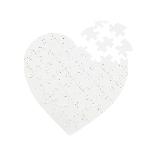 Puzzle corazón — Foto de Stock