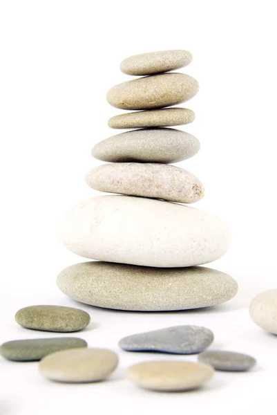 Stack of balanced stones — Stock Photo, Image