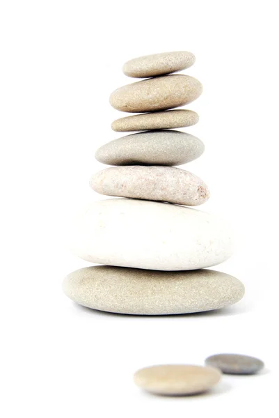 Stapel van evenwichtige stenen — Stockfoto