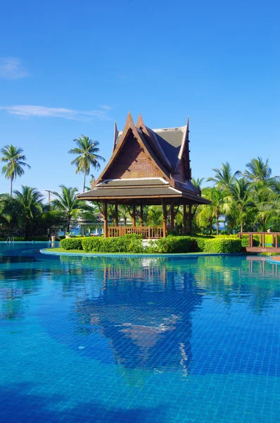 Swimming pool in Thailand — Stock Photo, Image