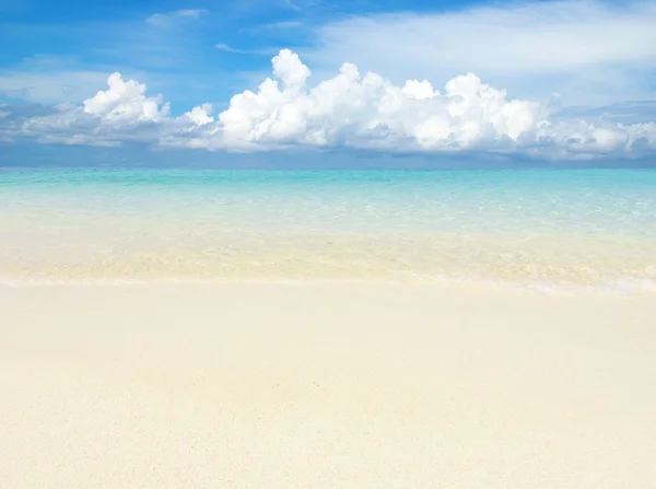 Пісок пляжу і Аманського моря — стокове фото