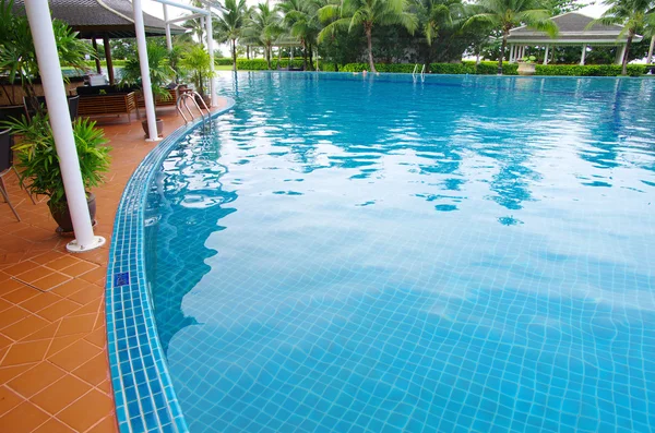 Tropisk svømmepøl - Stock-foto