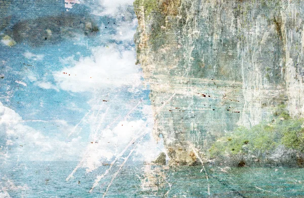 Kayalar ve Thsiland denizde — Stok fotoğraf