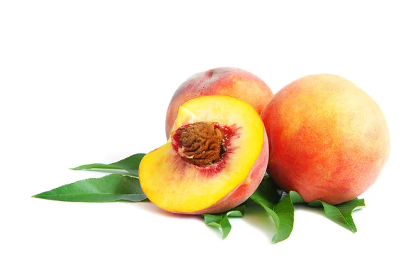 Peach on white — Stock Photo, Image