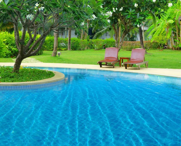 Piscina in Thailandia — Foto Stock