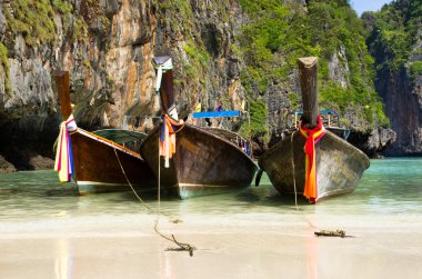 Longtail tekneler, andaman Denizi