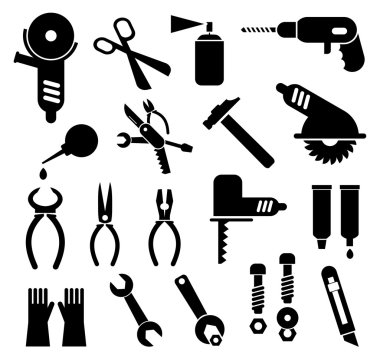 Tools - vector icons clipart