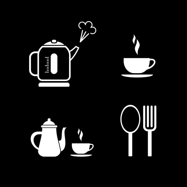 Coffee break - vector icons — Stock Vector
