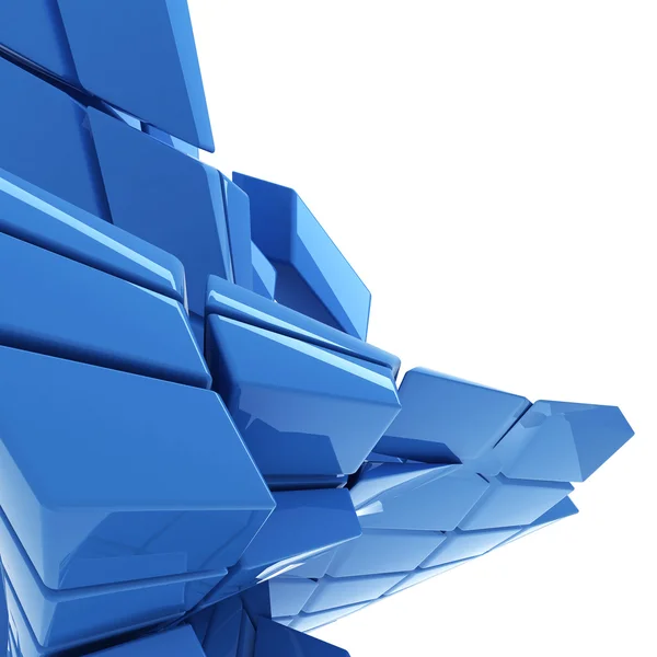 Blå abstrakt teknologi baggrund med kopi plads - Stock-foto