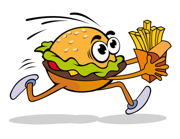 Hamburger with potato