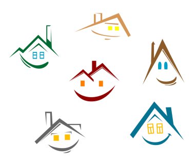 House symbols clipart