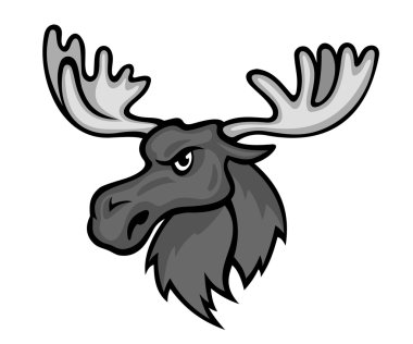 Wild moose clipart