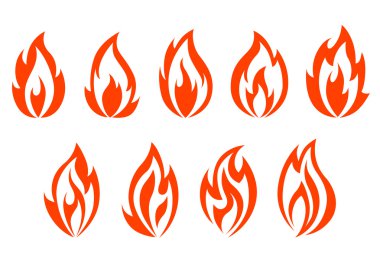 Yangın alevleri sembolleri