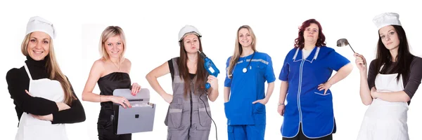 Women's professions — Stock Photo, Image