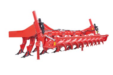 Red plow clipart