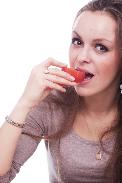 stock image Eating girl