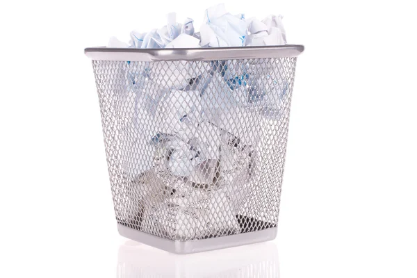 Wastepaper basket — Stock Photo, Image