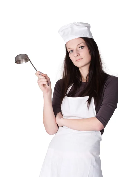 Chef mulher — Fotografia de Stock