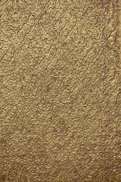 Fondo marrón con patrones dorados —  Fotos de Stock