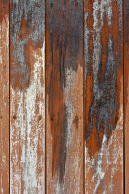 Old, grunge wood panels used as background clipart