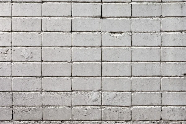 Mur en brique blanche — Photo