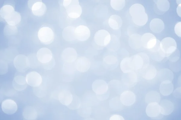 Blue christmas lights background — Stock Photo, Image