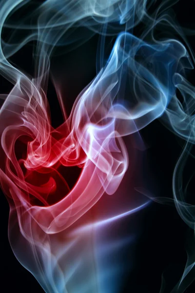 Kalp duman — Stok fotoğraf