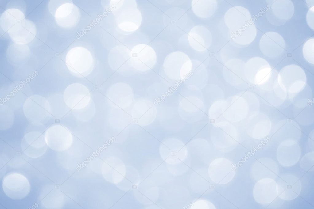 Blue christmas lights background