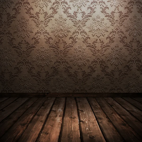 Zimmer mit alten Tapeten — Stockfoto