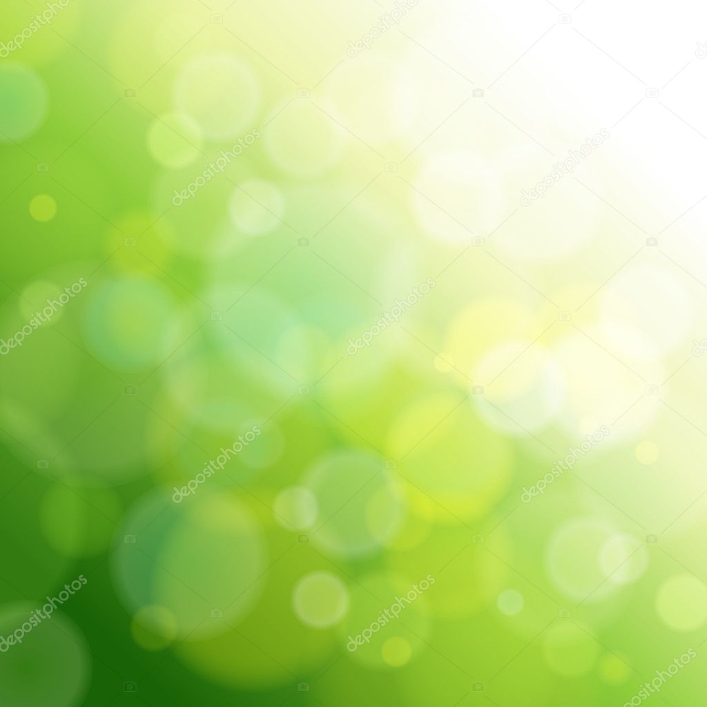 Green abstract light background.