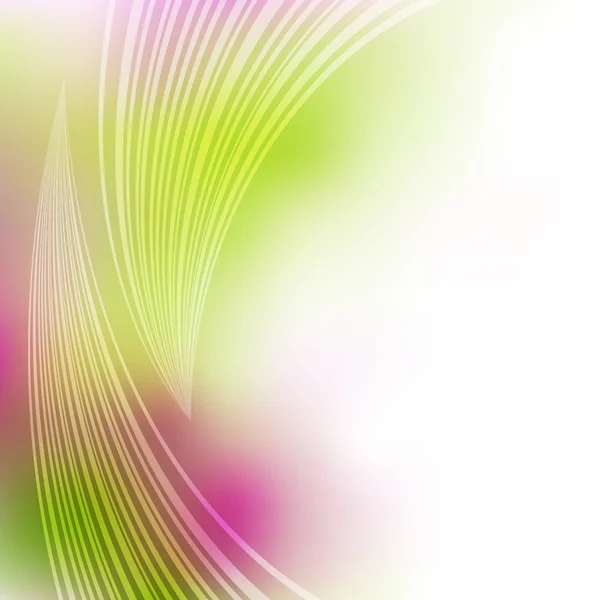 Printemps vert couleurs de fond avec le soleil — Image vectorielle