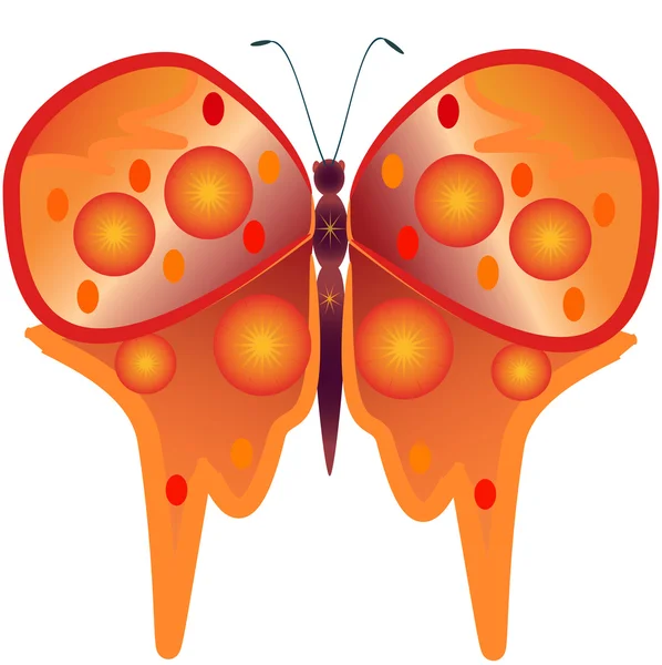 Абстрактная бабочка, иллюстрация File S.8 . — стоковый вектор
