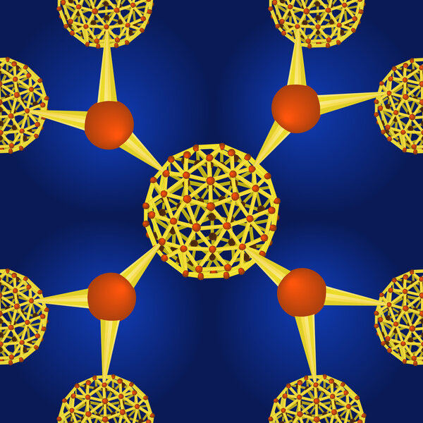 Seamless pattern abstract geometric background field.