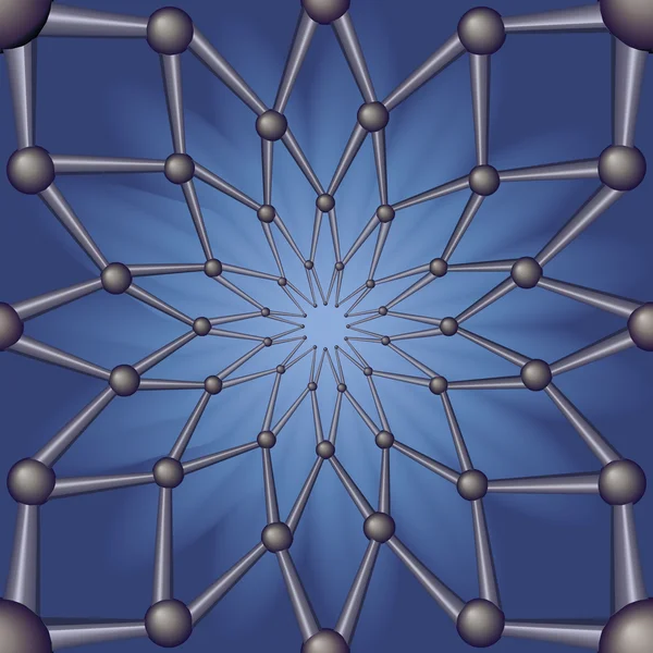 シームレス パターン抽象的な幾何学的な背景フィールド. — ストックベクタ