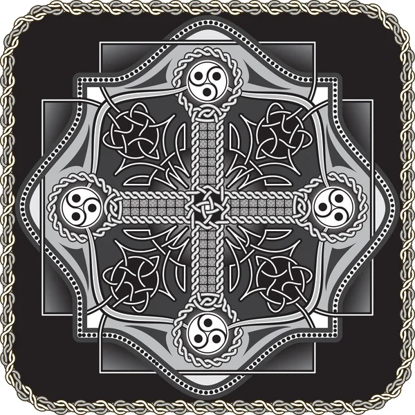Botón en estilo celta — Archivo Imágenes Vectoriales
