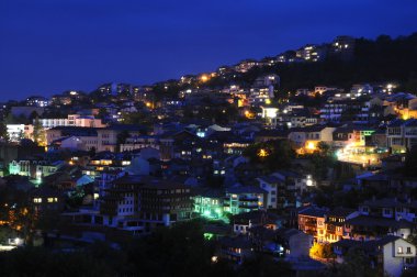 Veliko Tarnovo at Night clipart