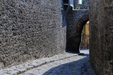 Cobbled Lane in Plovdiv clipart