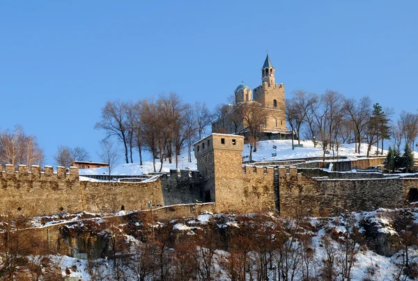 Tsarevets Stronghold in the Winter — Stock Photo, Image