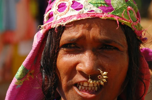 Portrait de rue de Goan Woman — Photo