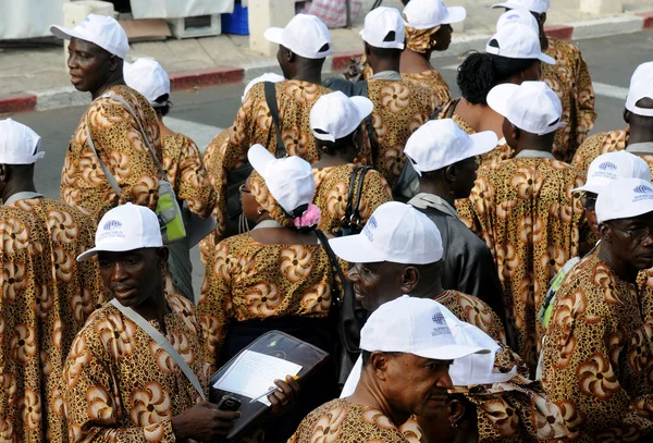 stock image Pilgrims from Nigeria in Israel