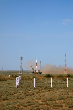 Soyuz TMA-15 Launch On May 27, 2009 clipart