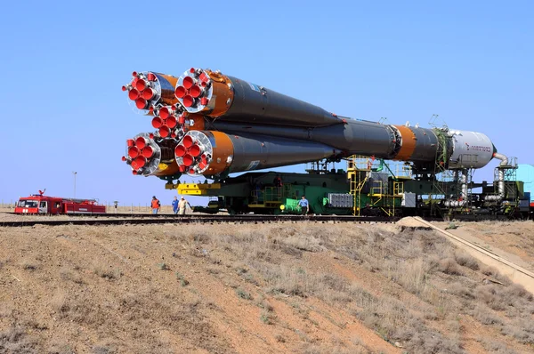 Russian Progress Spacecraft — Stock Photo, Image