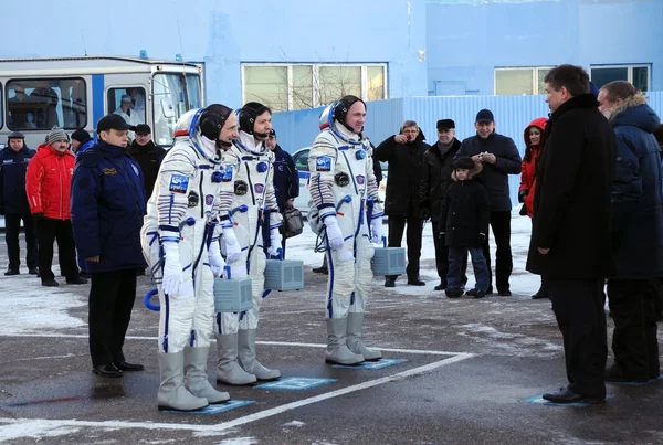 ISS Crew Report — Stock Photo, Image