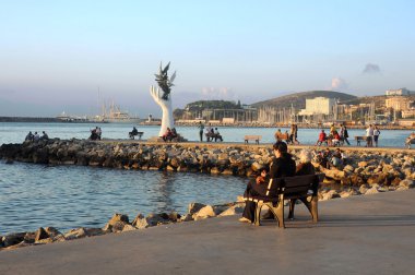 Kusadasi at Sunset clipart