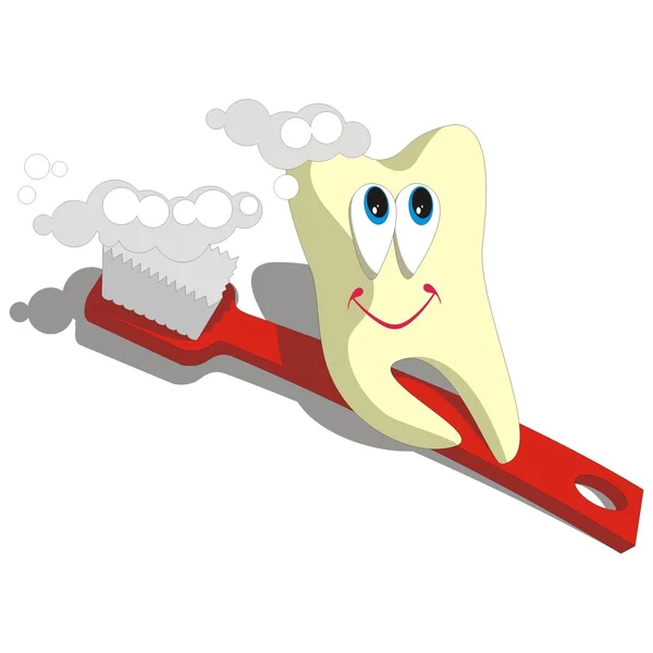 Tooth cartoon set 003 — Stock Vector