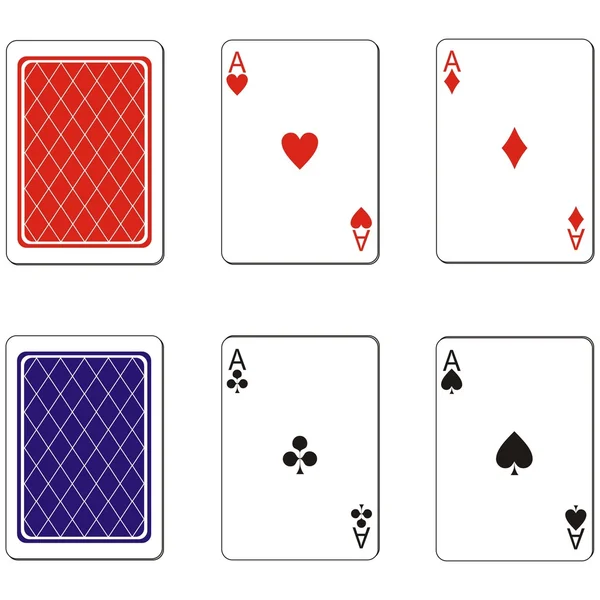 Juego de cartas 02 — Vector de stock