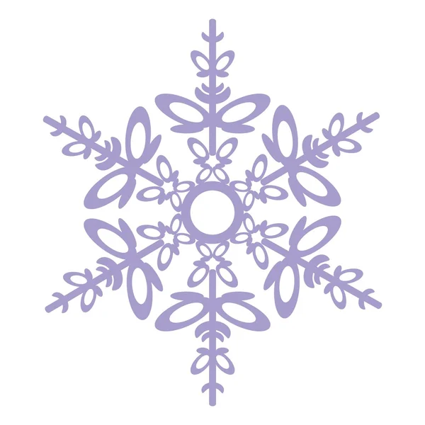 Изолированная снежинка 03 — стоковый вектор