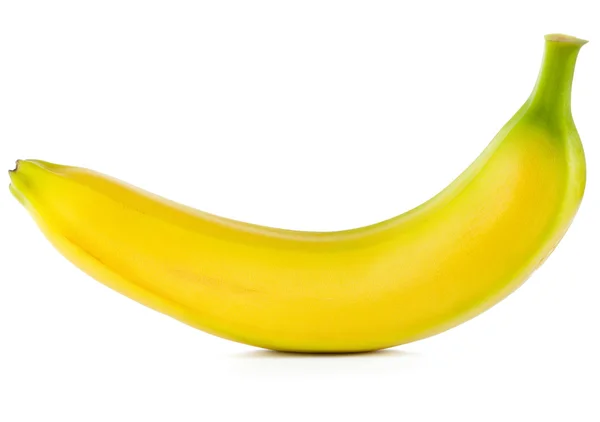 Plátano maduro aislado sobre fondo blanco —  Fotos de Stock