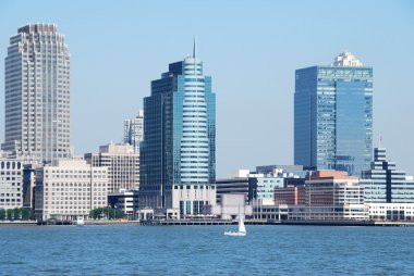 Jersey city skyline clipart